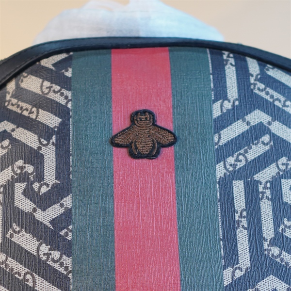 Balo GG Sọc Đỏ Xanh Rêu KG+