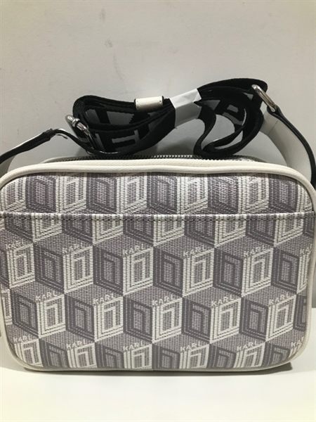 Túi Karl Lagerfeld Xám Trắng Hình người KG+