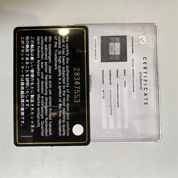 Túi Chanel Cleopas đen phối màu KG+