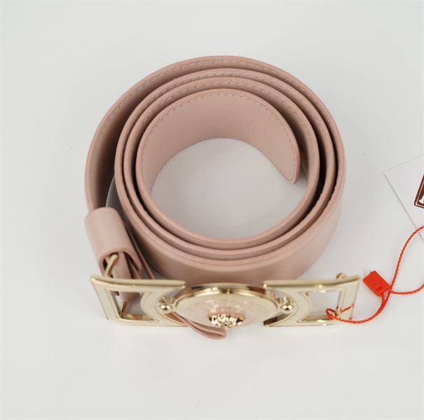 Thắt lưng Versace leather nude KG +