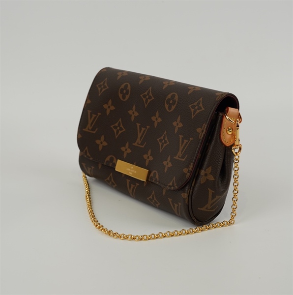 Túi LV kẹp nách hoa nâu +