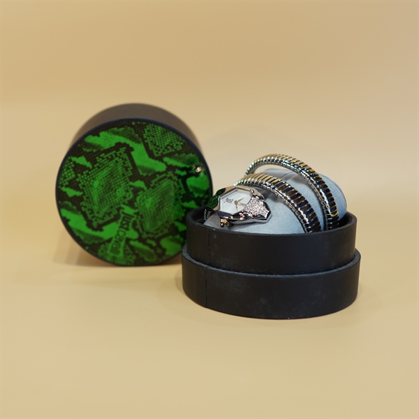 Đồng hồ nữ Just Cavali rắn vàng phối bạc KG+