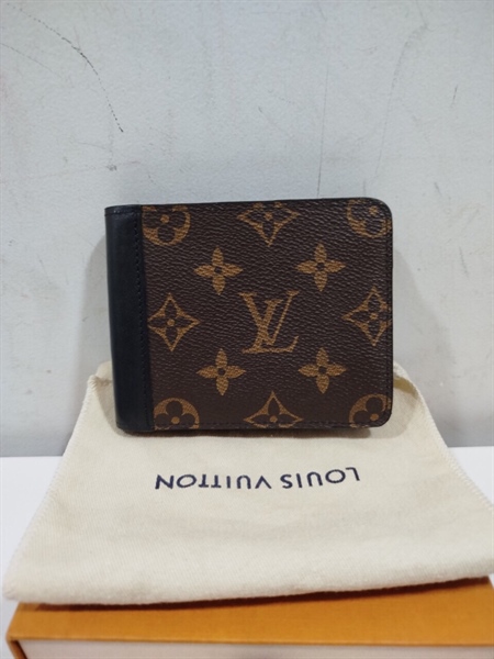 Ví LV Đen Phối Nâu+