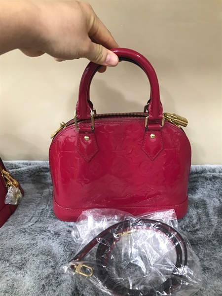 Túi LV Alma Đỏ Bóng+