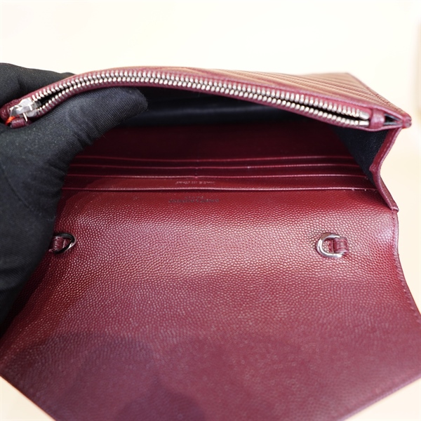 Túi YSL màu đỏ mận +
