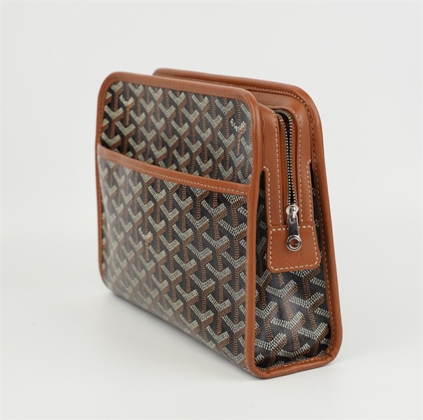 Túi Ego Yard nâu lòng vàng +