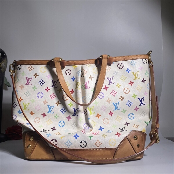 Túi LV trắng hoạ tiết KG +