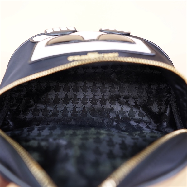 Túi bao tử Karl lagerfeld den hình mặt người KG+