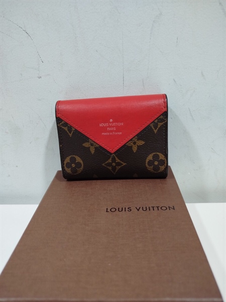 Ví 1 Ngăn LV Nắp Đỏ+