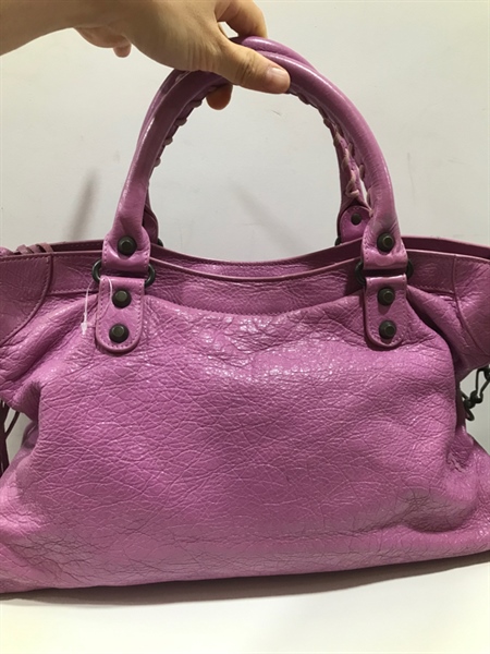 Túi Balenciaga Tím Hoa Cà+