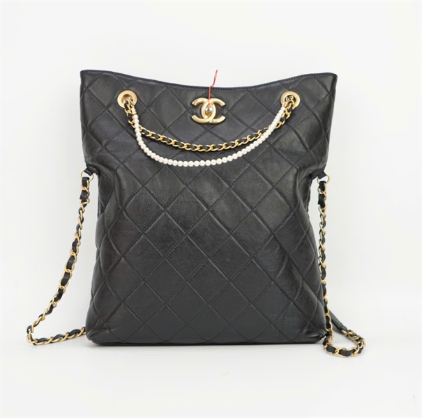 Túi Chanel đen nắp gập size 25 ++