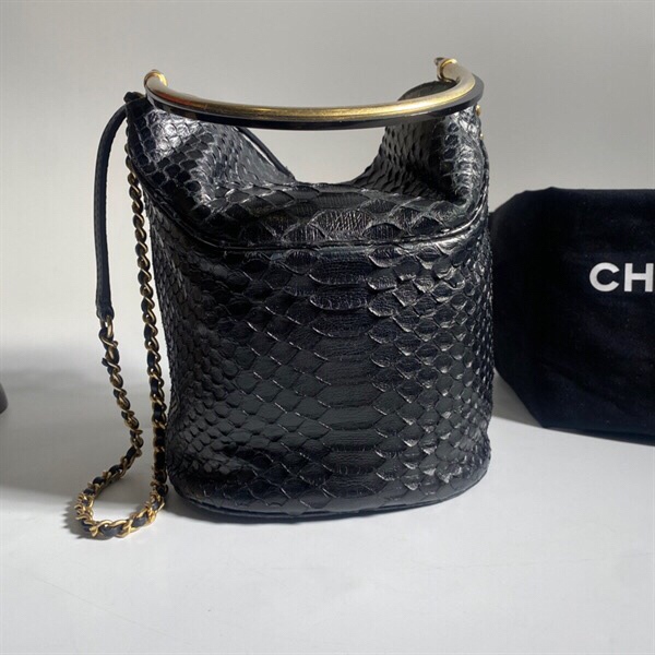 Túi Chanel da rắn KG+