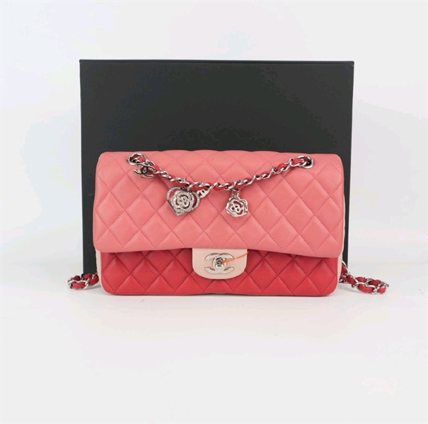 Túi Chanel hồng nhạt KG+