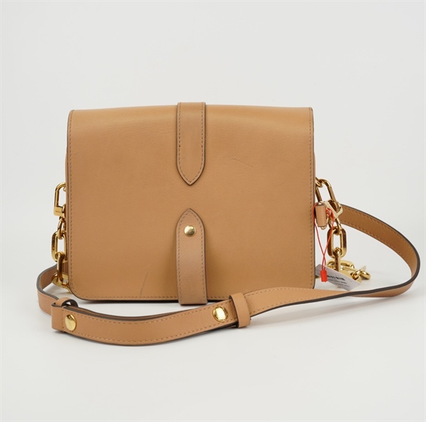 Túi LV nude ổ khóa vàng +