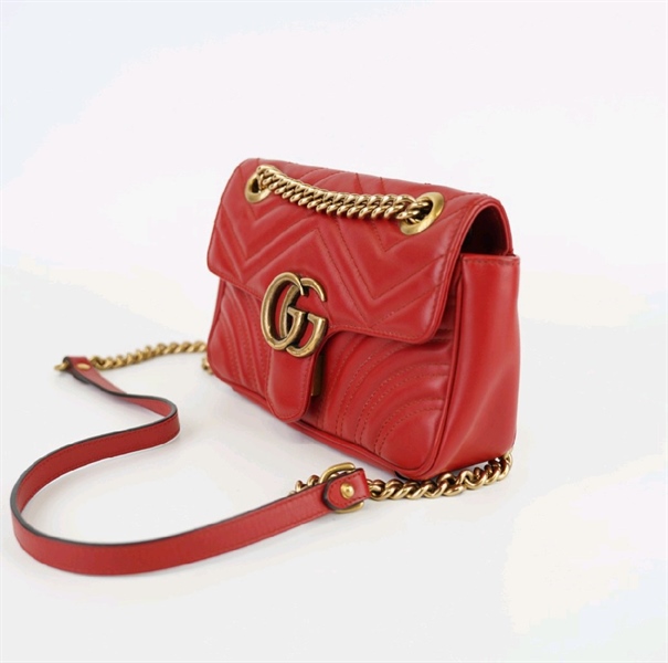 Túi GC marmont đỏ sz22+