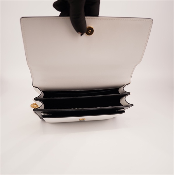 Túi YSL trắng đen 22cm+