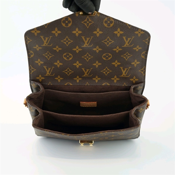 Túi LV metis hoa nâu +