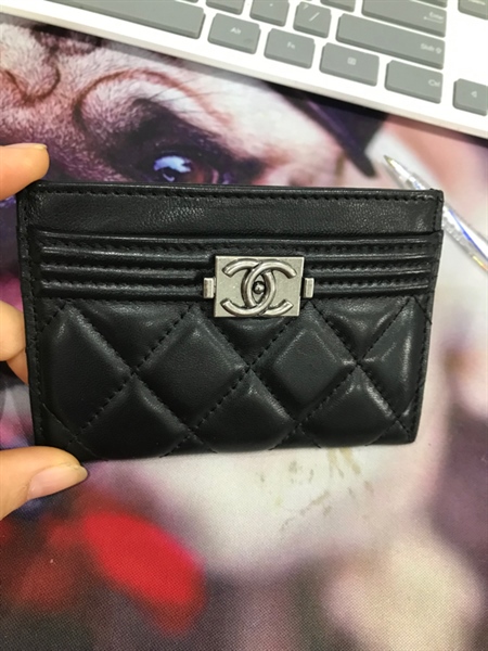 Ví Chanel Card Holder màu Đen+