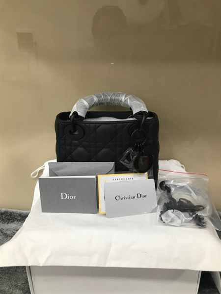 Túi Lady Dior Black 18cm+