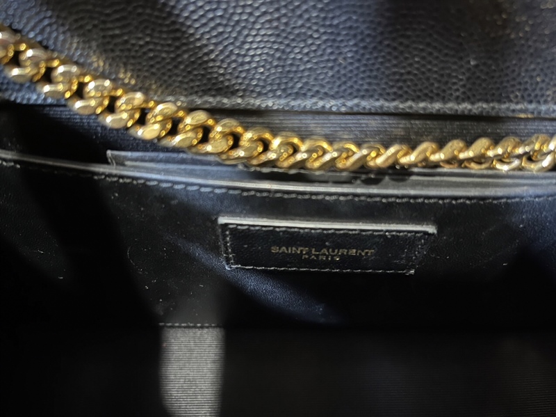 Túi YSL chữ xích vàng +