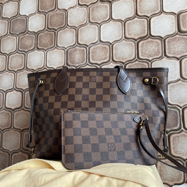 Túi neverfull LV Ô Vuông 35cm Kèm Pound+