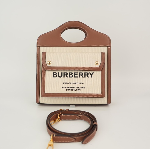 Túi BBR Pocket trắng nâu KG+