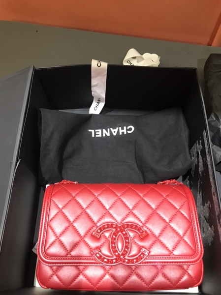 Túi Chanel Woc đỏ size 20 +