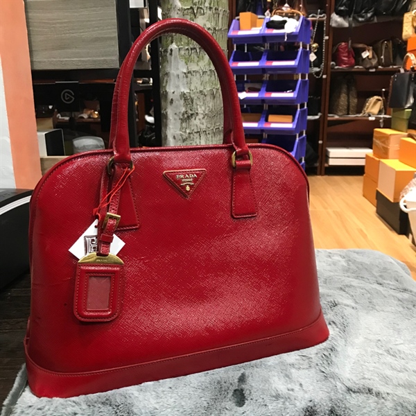 Túi xách Prada Alma đỏ +