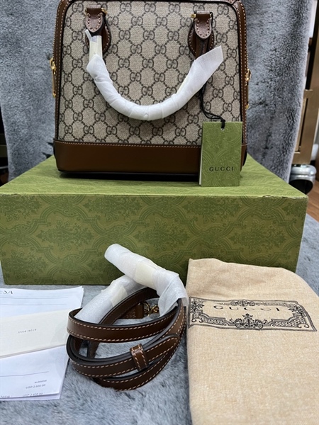 Túi GG Alma màu nâu +