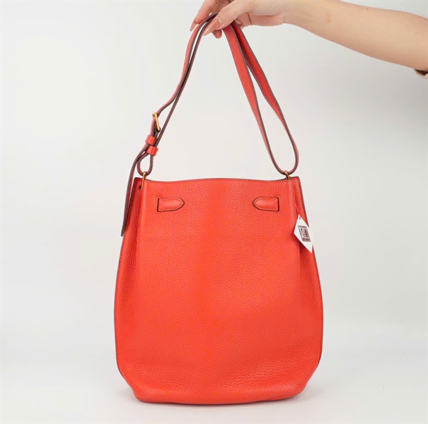 Túi Hermes màu cam size 30 KG+