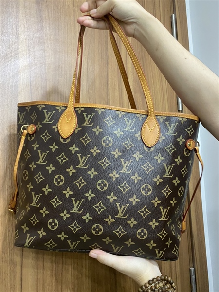 Túi neverfull LV lòng hồng chữ hồng size 32cm++