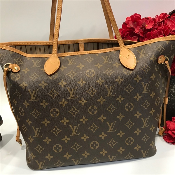 Túi Neverfull + poud + lót form +