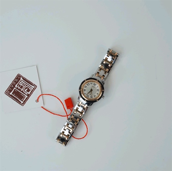 Đồng hồ Hermes phối vàng +