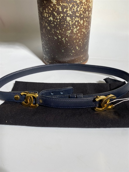 Thắt lưng chanel đen size 65 +