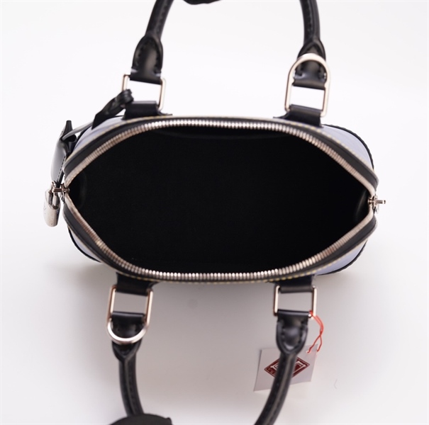 Túi LV Alma vân xanh phối viền đen +