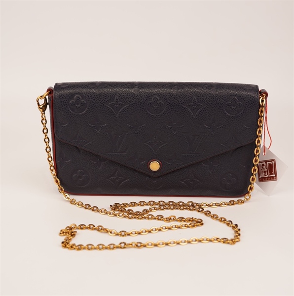 Túi LV kẹp nách màu xanh đen KG+