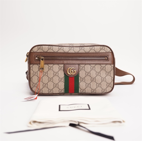 Túi GG belt bag khoá đồng sz23 TB+