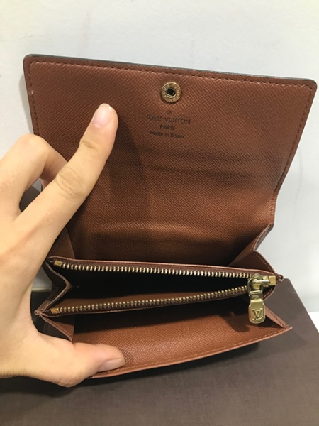 Ví LV 3 Ngăn Hoa Nâu+