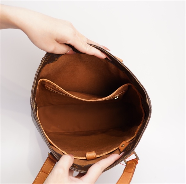 Túi LV tote hoa nâu sz 30cm +