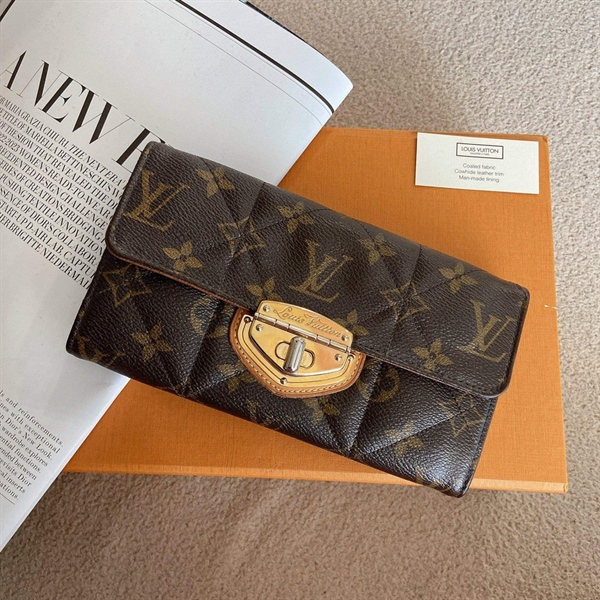 Ví LV LoGo Chữ Vàng+