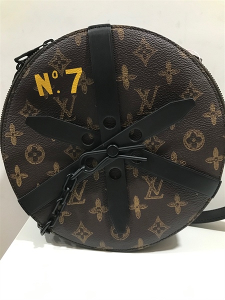 Túi Tròn LV Hoa Nâu KG+