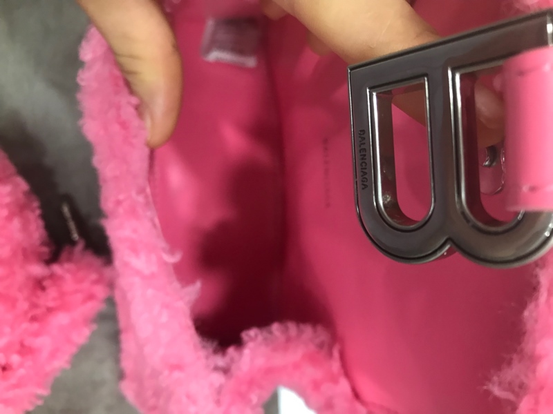 Túi Balenciaga Hourglass Hồng Bông KG+