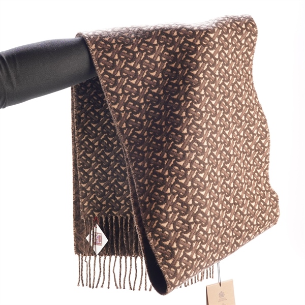 Khăn BBR họa tiết màu nâu+