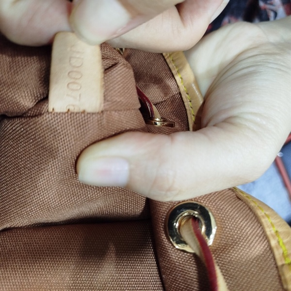 Balo LV Hoa nâu 2 Túi Nhỏ+