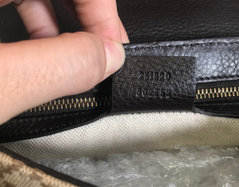 Túi GC Nâu Vàng ô hình thoi KG+