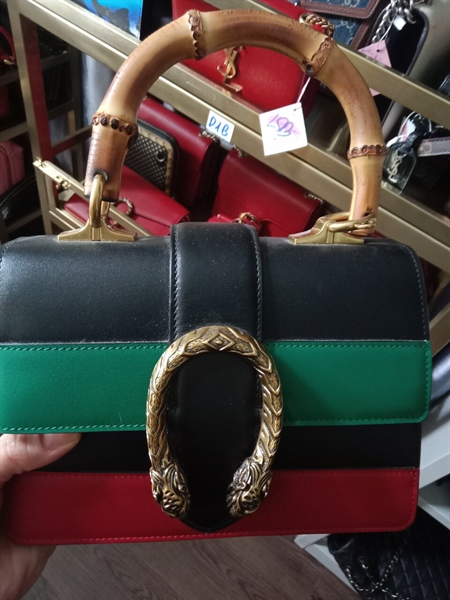 Túi gucci xanh đỏ +