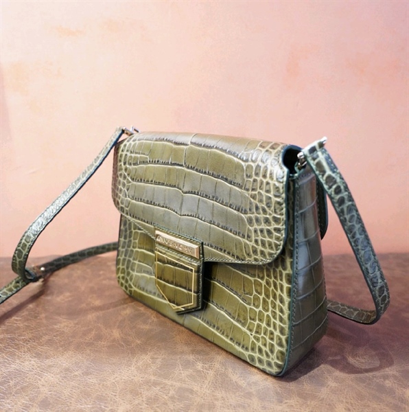 Túi Givenchy da rắn xanh KG+