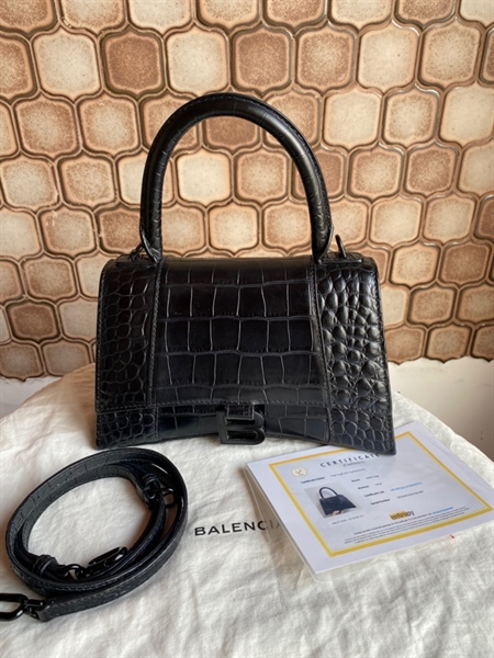 Túi Balenciaga Hourglass Đen+