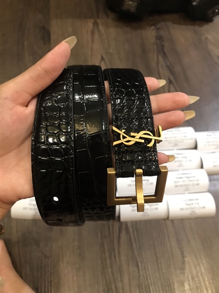Thắt lưng YSL đen KG+