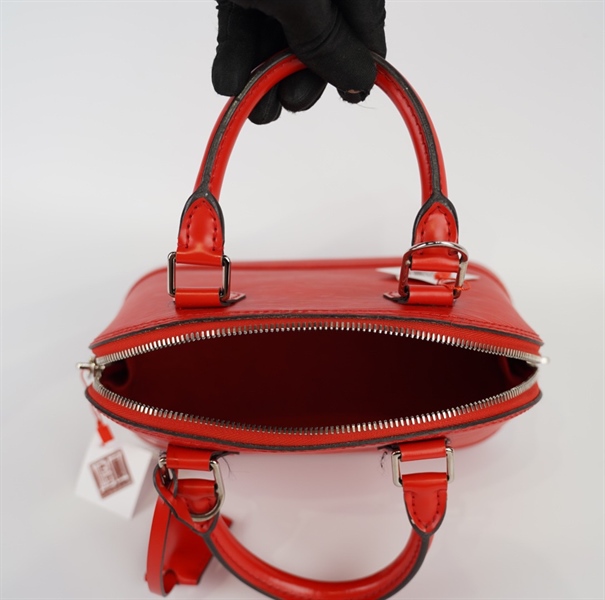 Túi LV Alma vân đỏ cam +